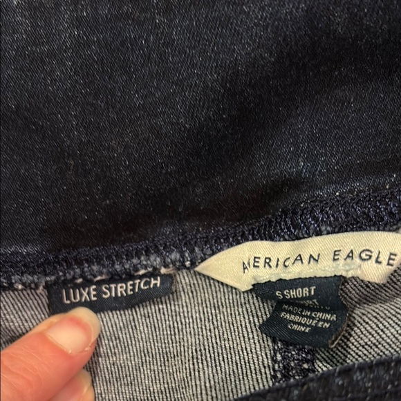 American Eagle Outfitters Dark Blue Straight Leg Jeans - Picture 6 of 6